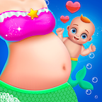 Pregnant Mermaid Mommy Baby Day Care